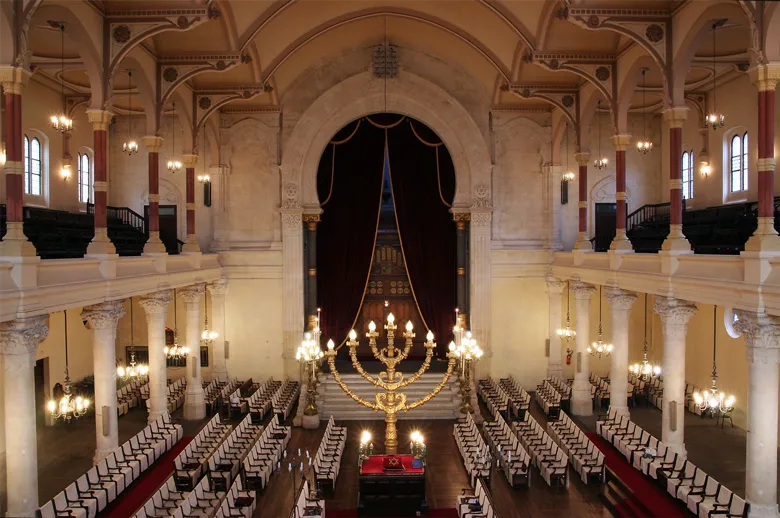 Great synagogue of Bordeaux, interior